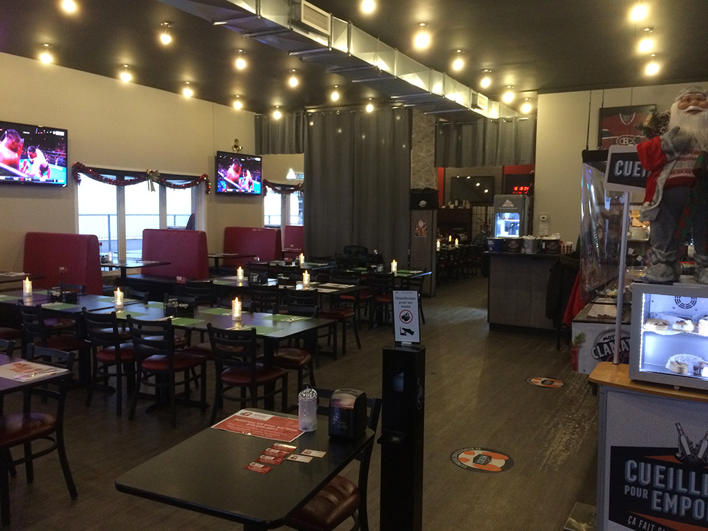 Intérieur du restaurant